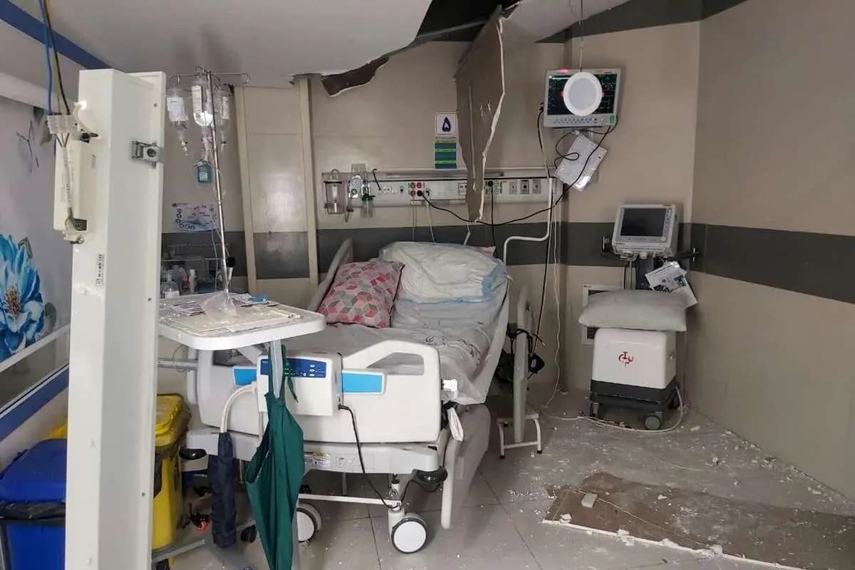 Strike Near Shohada-ye Khalij-e Fars Hospital, Bushehr