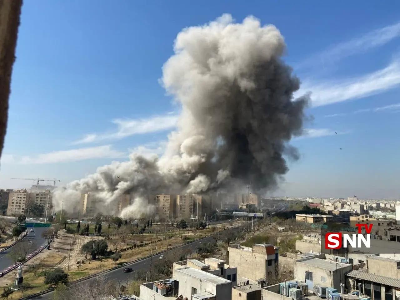 Strike on Shahrak-e-Shahid Boroujerdi, Tehran