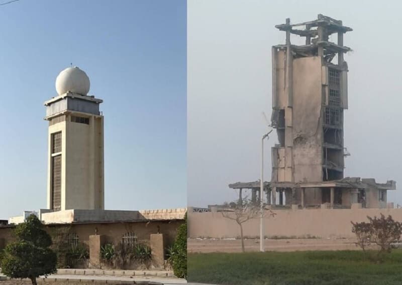 Strike on the Bushehr Airport Meteorological Office