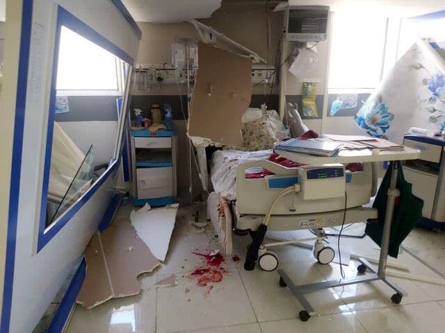 Strike Near Farabi Hospital, Kermanshah