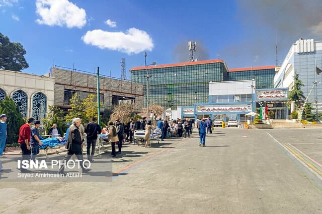 Strike Near Valiasr Hospital, Tehran