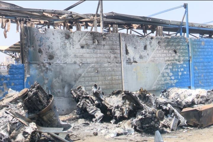 Strike on Kuhestak Fishing Pier, Sirik County