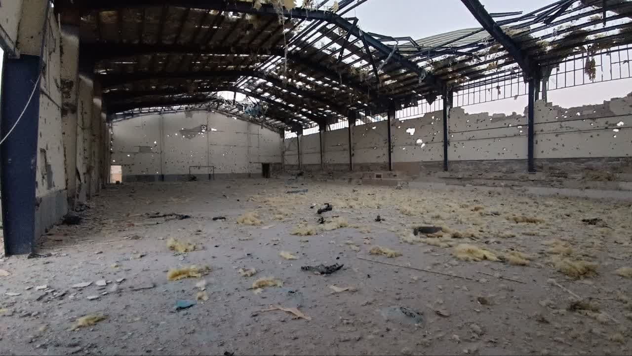 Strike on the 9 Dey Sports Hall in Farashband, Fars Province