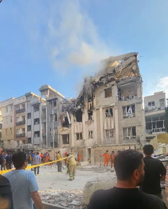 Airstrike on a Residential Building, Narmak Neighborhood, Tehran